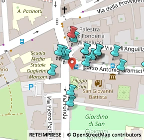 Mappa Via Fonda di Città, 51100 Pistoia PT, Italia (0.04091)