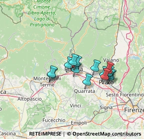 Mappa Via Mura di S. Pierino, 51100 Pistoia PT, Italia (10.49)