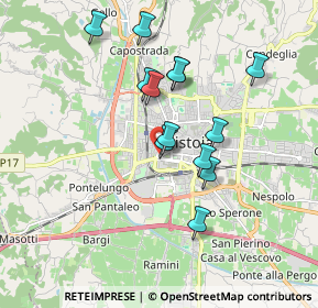 Mappa Via Mura di S. Pierino, 51100 Pistoia PT, Italia (1.61846)
