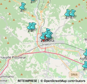 Mappa Via Mura di S. Pierino, 51100 Pistoia PT, Italia (4.69077)