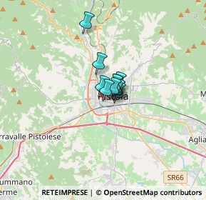 Mappa Via Mura di S. Pierino, 51100 Pistoia PT, Italia (1.21636)