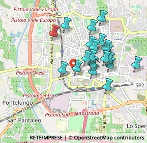 Mappa Via Mura di S. Pierino, 51100 Pistoia PT, Italia (0.81)