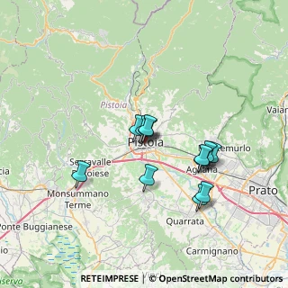 Mappa Via del T, 51100 Pistoia PT, Italia (5.9)