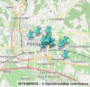 Mappa Via di S. Agostino, 51100 Pistoia PT, Italia (0.87385)