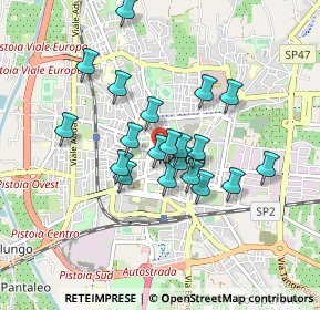 Mappa Via Curtatone - Montanara, 51100 Pistoia PT, Italia (0.724)