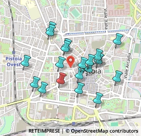 Mappa Via Curtatone - Montanara, 51100 Pistoia PT, Italia (0.4145)