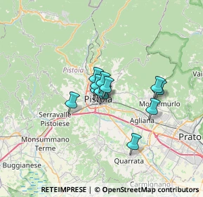 Mappa Viale Arcadia, 51100 Pistoia PT, Italia (4.01083)