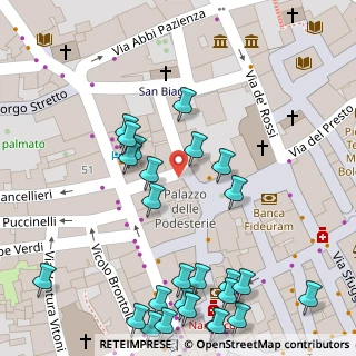 Mappa Via dei Baglioni, 51100 Pistoia PT, Italia (0.06154)
