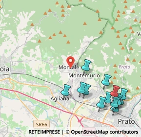 Mappa Via Doriano Monfardini, 51037 Montale PT, Italia (5.33385)