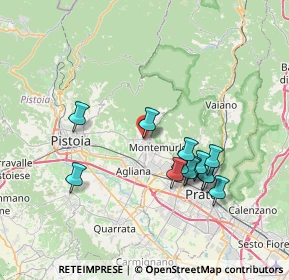 Mappa Via Doriano Monfardini, 51037 Montale PT, Italia (7.08923)