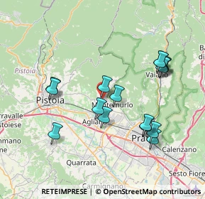 Mappa Via Doriano Monfardini, 51037 Montale PT, Italia (7.66)