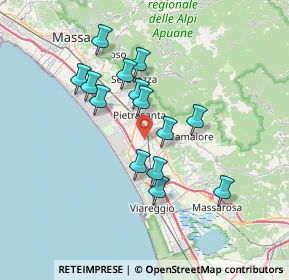 Mappa 55041 Pietrasanta LU, Italia (6.27571)