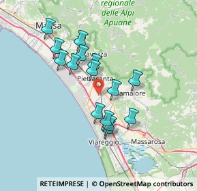 Mappa 55041 Pietrasanta LU, Italia (6.26133)