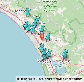 Mappa 55041 Pietrasanta LU, Italia (6.72)