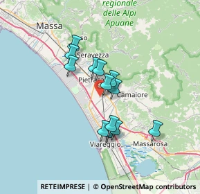 Mappa 55041 Pietrasanta LU, Italia (5.37077)