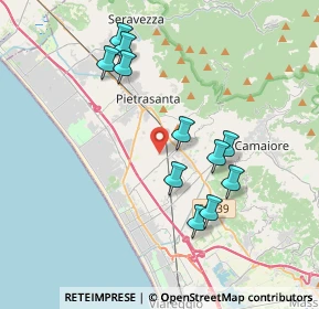 Mappa 55041 Pietrasanta LU, Italia (3.70727)