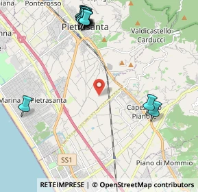 Mappa 55041 Pietrasanta LU, Italia (2.72929)