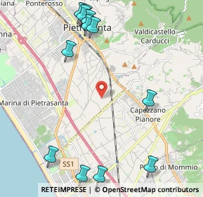 Mappa 55041 Pietrasanta LU, Italia (2.86417)