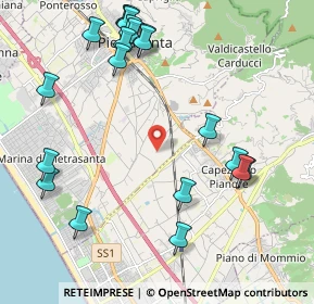 Mappa 55041 Pietrasanta LU, Italia (2.5595)