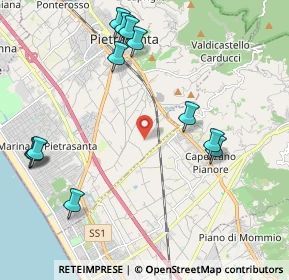 Mappa 55041 Pietrasanta LU, Italia (2.51583)