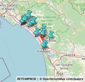 Mappa 55041 Pietrasanta LU, Italia (12.28778)