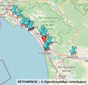 Mappa 55041 Pietrasanta LU, Italia (13.95538)