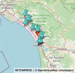 Mappa 55041 Pietrasanta LU, Italia (8.88917)