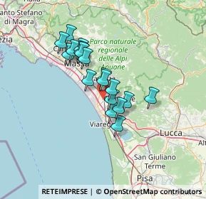 Mappa 55041 Pietrasanta LU, Italia (10.49722)