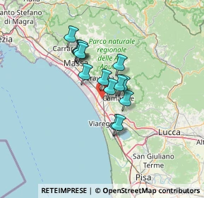 Mappa 55041 Pietrasanta LU, Italia (9.705)