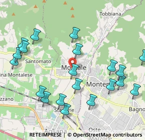 Mappa Via Ludovico Ariosto, 51037 Montale PT, Italia (2.4385)