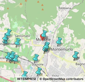 Mappa Via Ludovico Ariosto, 51037 Montale PT, Italia (2.78368)