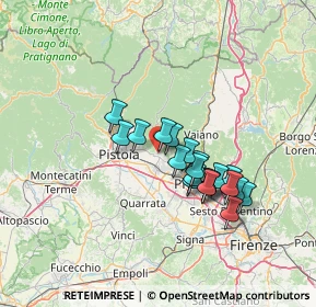 Mappa Via Ludovico Ariosto, 51037 Montale PT, Italia (11.3085)