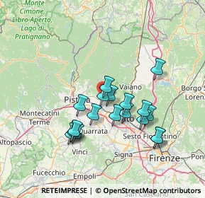 Mappa Via Ludovico Ariosto, 51037 Montale PT, Italia (12.62722)