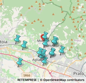 Mappa Via Ludovico Ariosto, 51037 Montale PT, Italia (3.32857)