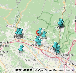 Mappa Via Torquato Tasso, 51037 Montale PT, Italia (7.81882)
