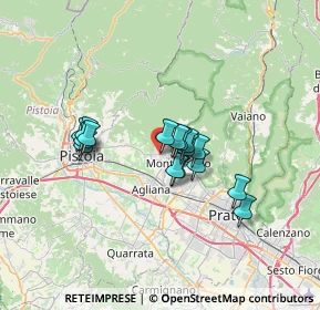 Mappa Via Ludovico Ariosto, 51037 Montale PT, Italia (5.115)