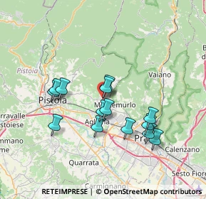 Mappa Via Ludovico Ariosto, 51037 Montale PT, Italia (6.47643)