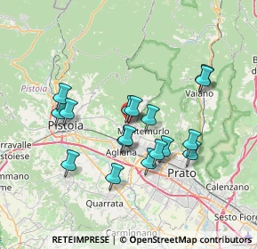 Mappa Via Ludovico Ariosto, 51037 Montale PT, Italia (6.51412)