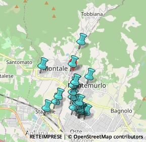 Mappa Via Alfonso Lamarmora, 51037 Montale PT, Italia (1.889)