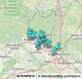 Mappa Via Alfonso Lamarmora, 51037 Montale PT, Italia (7.68867)