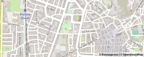 Mappa Pistoia