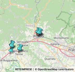 Mappa Vicolo Casone, 51100 Pistoia PT, Italia (6.87818)