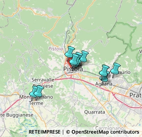 Mappa Vicolo Casone, 51100 Pistoia PT, Italia (4.73077)