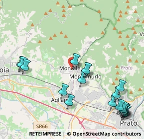 Mappa Via Don Minzoni, 51037 Montale PT, Italia (5.38632)