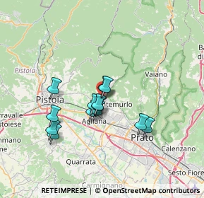 Mappa Via Martiri della Libertà, 51037 Montale PT, Italia (5.60846)
