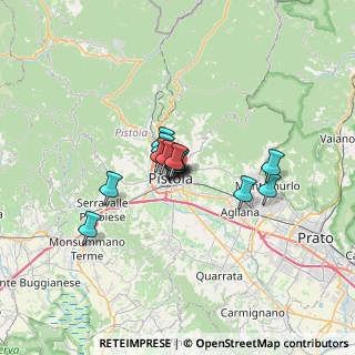 Mappa Via Alessandro Volta, 51100 Pistoia PT, Italia (3.866)