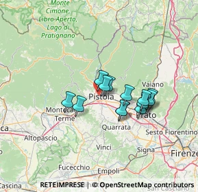 Mappa Via Selvaggia Vergiolesi, 51100 Pistoia PT, Italia (10.42429)