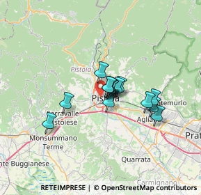 Mappa Via Selvaggia Vergiolesi, 51100 Pistoia PT, Italia (4.318)