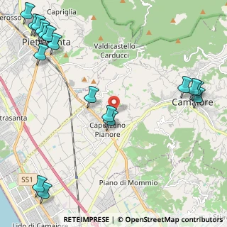 Mappa Via Selvaiana, 55041 Capezzano Pianore LU, Italia (3.24176)
