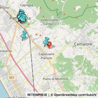 Mappa Via Selvaiana, 55041 Capezzano Pianore LU, Italia (3.4025)
